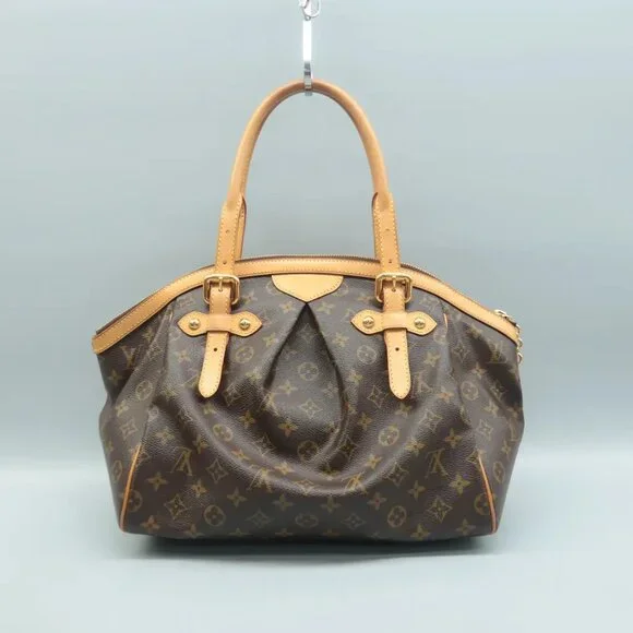100% Authentic Louis Vuitton Tivoli Brown Monogram Canvas Tote - Picture 2 of 12